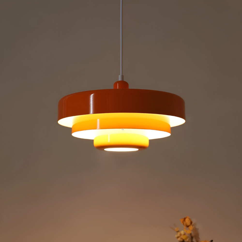 Scandinavian Glass Dimmable E27 Pendant Light 1-Light
