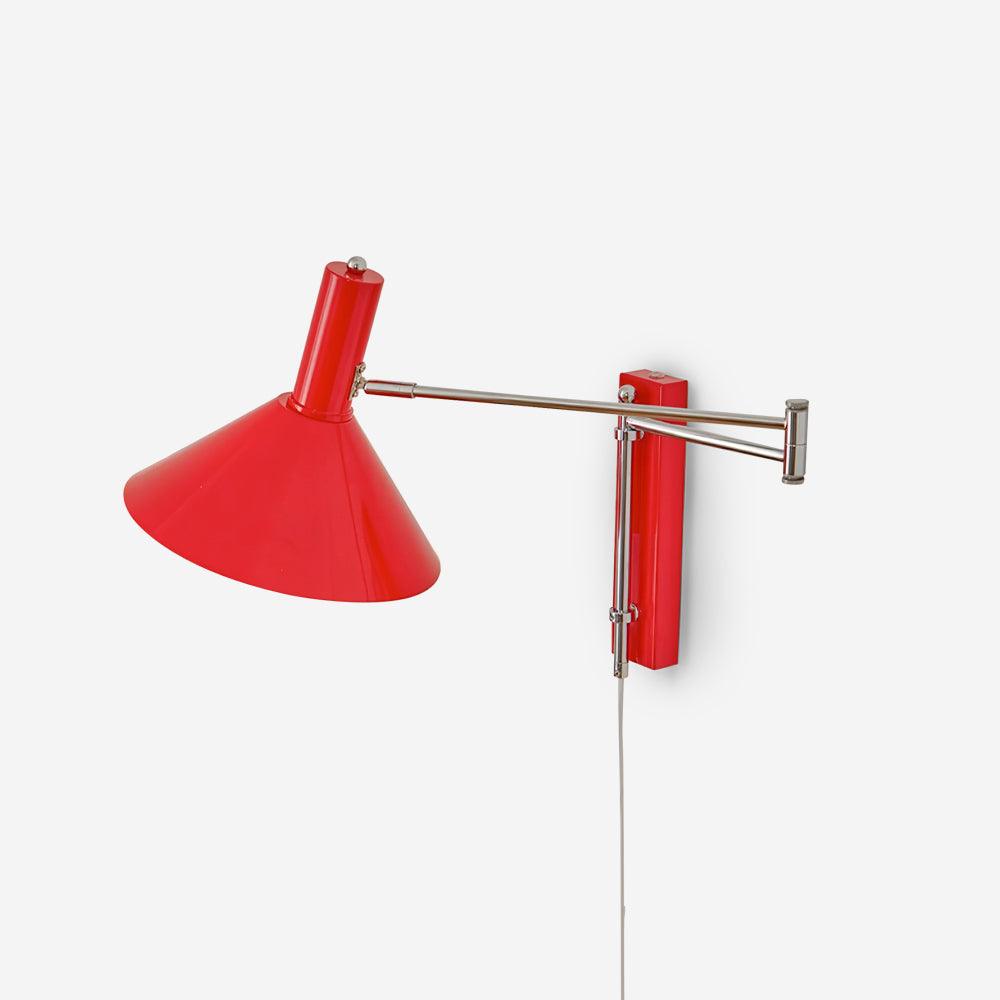 Contemporary Metal Cone Shade Wall Light 1-Light
