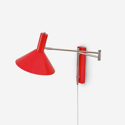Contemporary Metal Cone Shade Wall Light 1-Light
