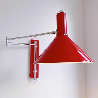 Contemporary Metal Cone Shade Wall Light 1-Light
