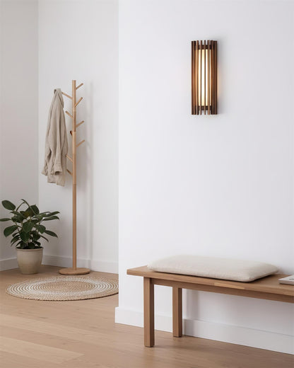 Contemporary Acrylic Vertical Linear Wall Light 1-Light