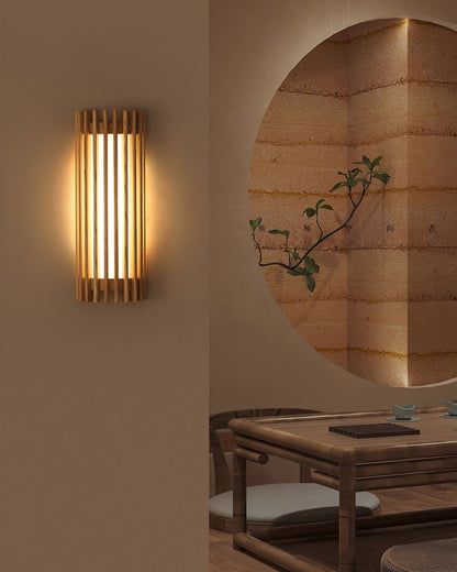 Contemporary Acrylic Vertical Linear Wall Light 1-Light