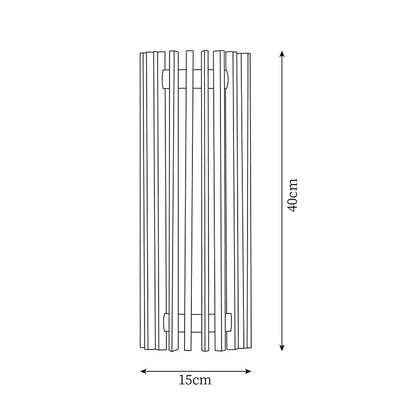 Contemporary Acrylic Vertical Linear Wall Light 1-Light