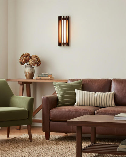 Contemporary Acrylic Vertical Linear Wall Light 1-Light