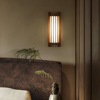 Contemporary Acrylic Vertical Linear Wall Light 1-Light
