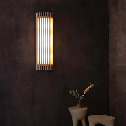 Contemporary Acrylic Vertical Linear Wall Light 1-Light