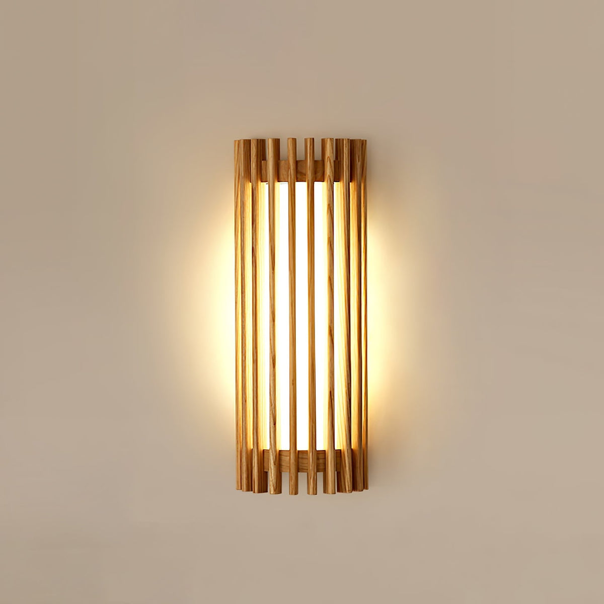 Contemporary Acrylic Vertical Linear Wall Light 1-Light