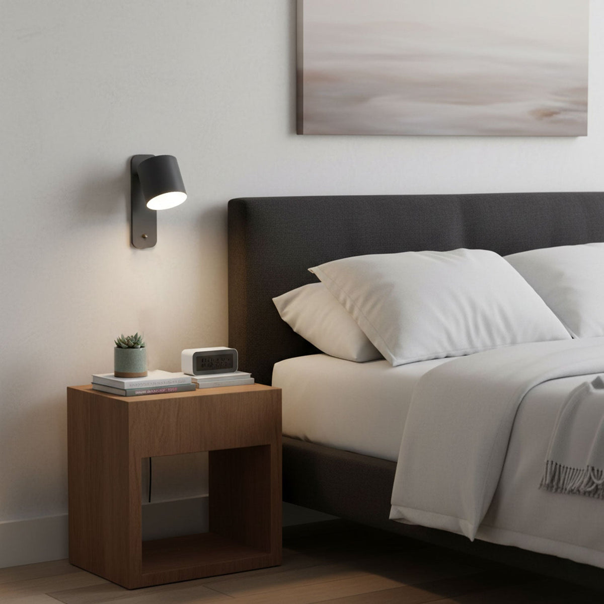 Contemporary Minimalist Rotatable Cylinder LED Wall Sconce 1-Light
