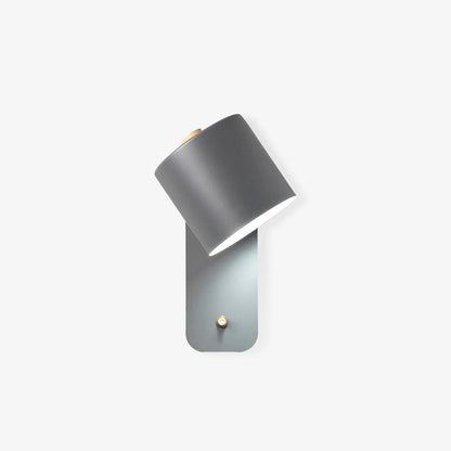 Contemporary Minimalist Rotatable Cylinder LED Wall Sconce 1-Light