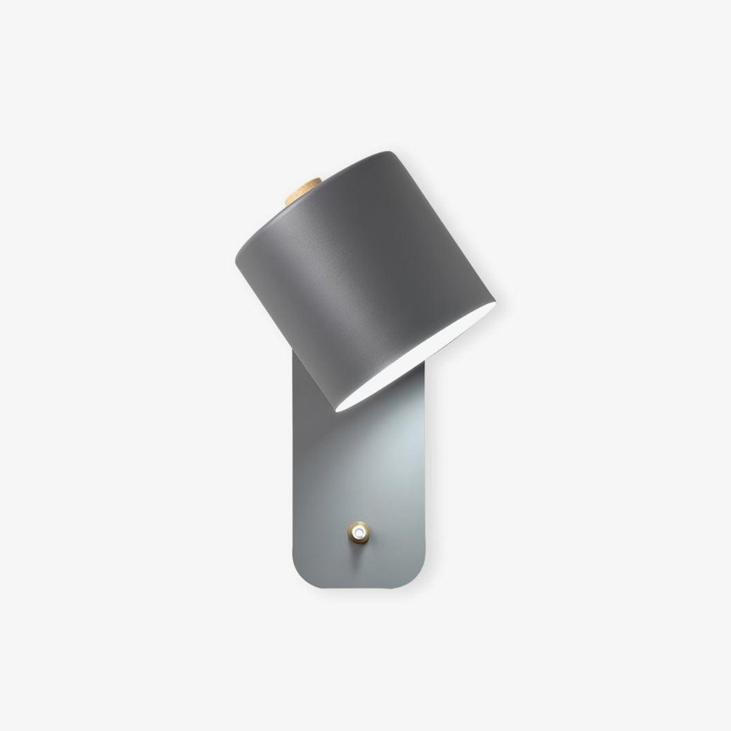 Contemporary Minimalist Rotatable Cylinder LED Wall Sconce 1-Light