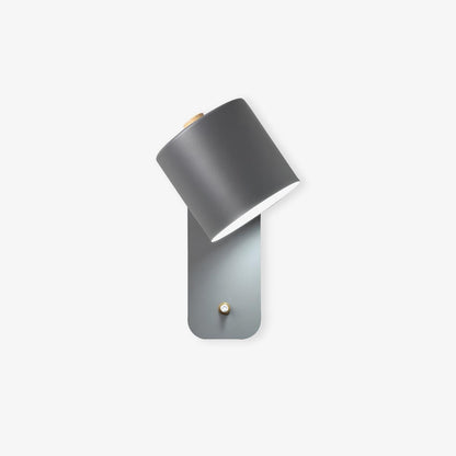 Contemporary Minimalist Rotatable Cylinder LED Wall Sconce 1-Light