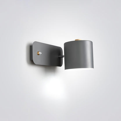 Contemporary Minimalist Rotatable Cylinder LED Wall Sconce 1-Light