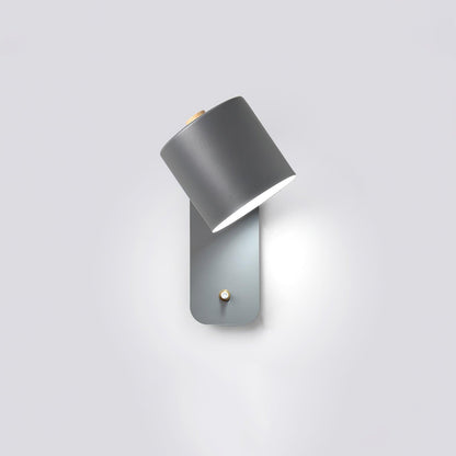 Contemporary Minimalist Rotatable Cylinder LED Wall Sconce 1-Light