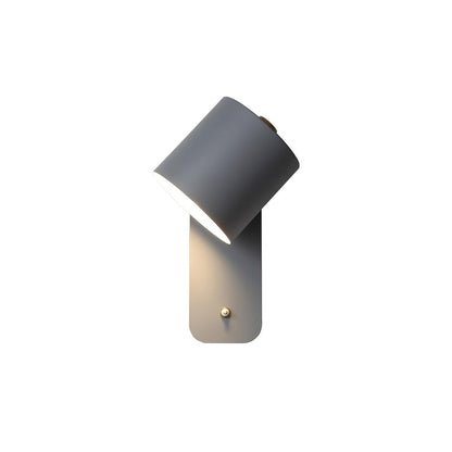 Contemporary Minimalist Rotatable Cylinder LED Wall Sconce 1-Light