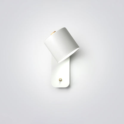 Contemporary Minimalist Rotatable Cylinder LED Wall Sconce 1-Light