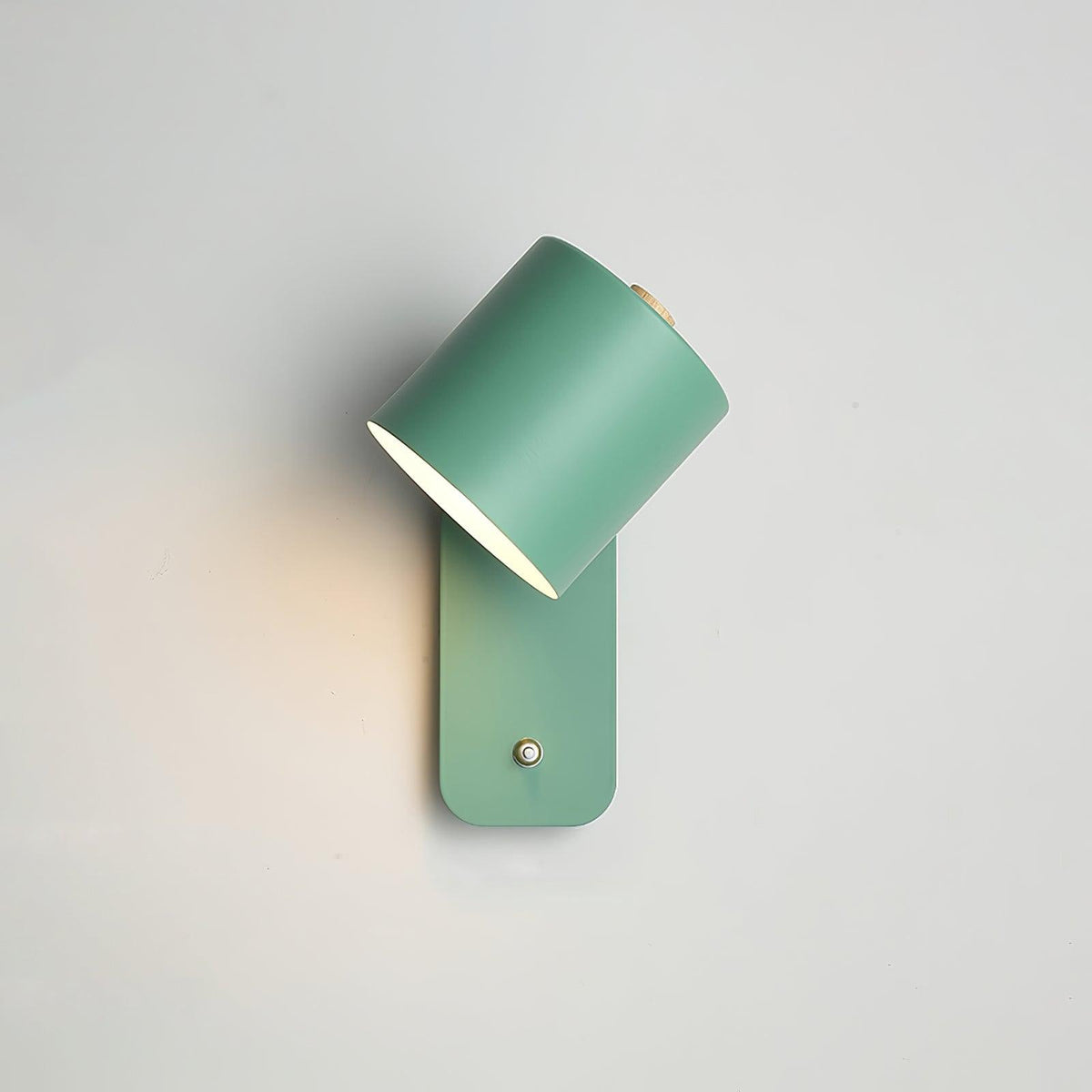 Contemporary Minimalist Rotatable Cylinder LED Wall Sconce 1-Light