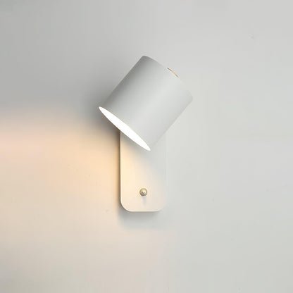 Contemporary Minimalist Rotatable Cylinder LED Wall Sconce 1-Light