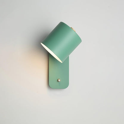 Contemporary Minimalist Rotatable Cylinder LED Wall Sconce 1-Light