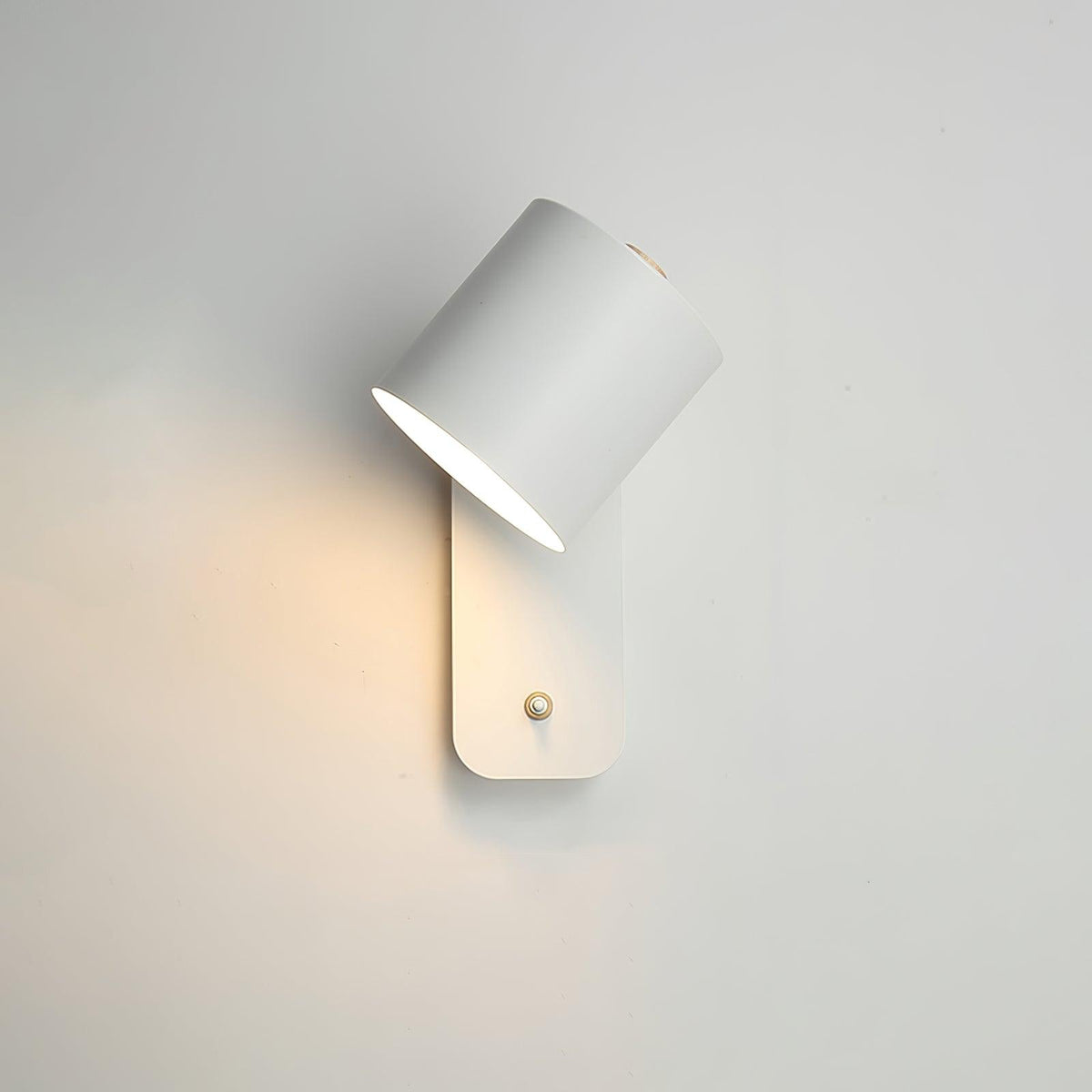 Contemporary Minimalist Rotatable Cylinder LED Wall Sconce 1-Light