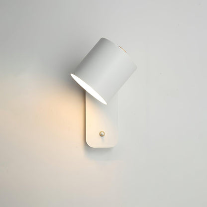 Contemporary Minimalist Rotatable Cylinder LED Wall Sconce 1-Light