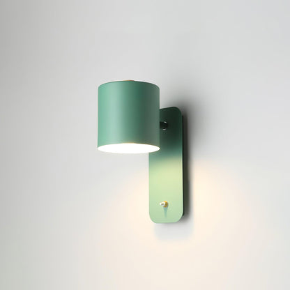 Contemporary Minimalist Rotatable Cylinder LED Wall Sconce 1-Light