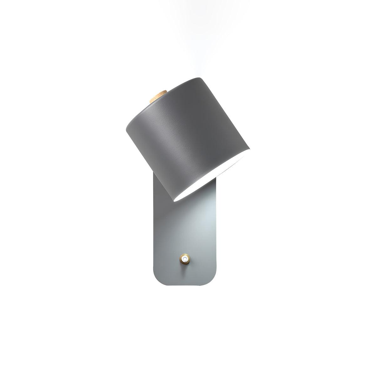 Contemporary Minimalist Rotatable Cylinder LED Wall Sconce 1-Light
