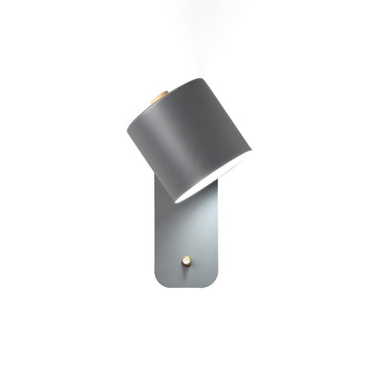 Contemporary Minimalist Rotatable Cylinder LED Wall Sconce 1-Light