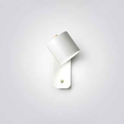 Contemporary Minimalist Rotatable Cylinder LED Wall Sconce 1-Light