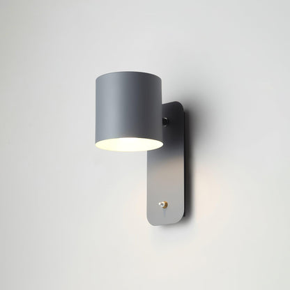 Contemporary Minimalist Rotatable Cylinder LED Wall Sconce 1-Light