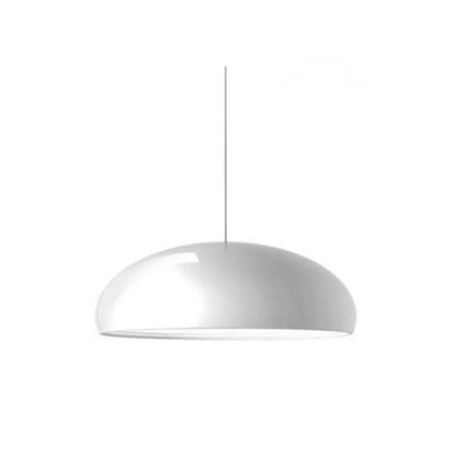 Italian Design Metal Wide Curved Pendant Light 1-Light