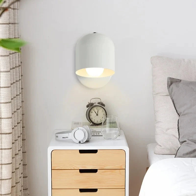 Contemporary Macaron Dome Wall Sconce LED 1-Light