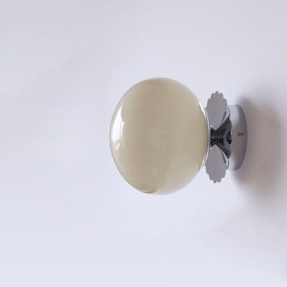 Modern Minimal Glass Globe Wall Light | 1-Light