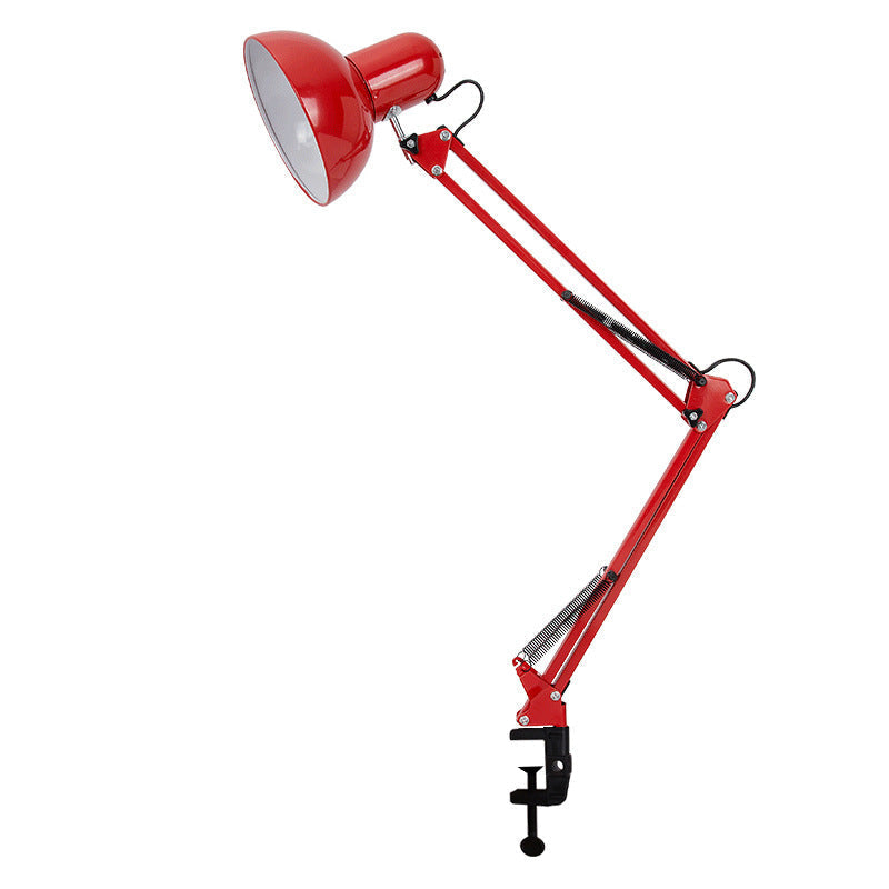 Contemporary Minimalist Adjustable Metal LED Table Lamp | 1-Light Clip-On
