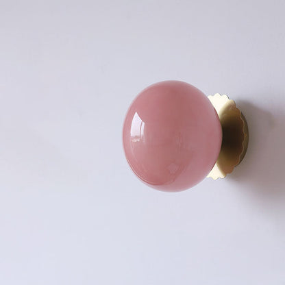 Modern Minimal Glass Globe Wall Light | 1-Light