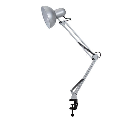 Contemporary Minimalist Adjustable Metal LED Table Lamp | 1-Light Clip-On