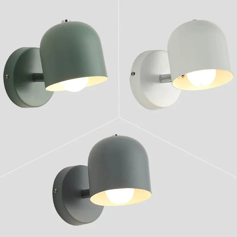 Contemporary Macaron Dome Wall Sconce LED 1-Light