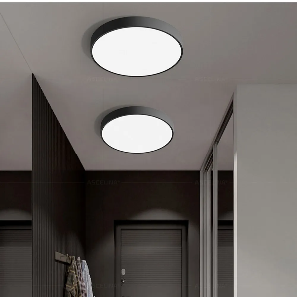 Contemporary Minimalist Round LED Ceiling Light 1-Light