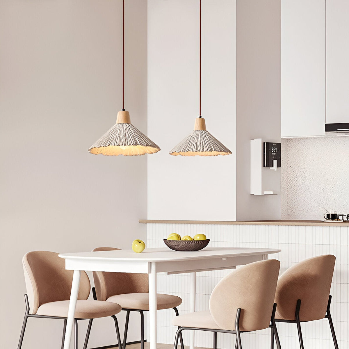 Wabi-Sabi Cement E27 Pendant Light 1-Light