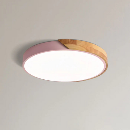Scandinavian Wood Ceiling Light 1-Light