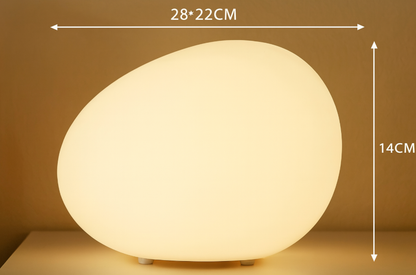 Scandinavian Stone-Shaped LED Table Lamp 1-Light