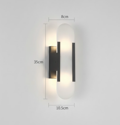 Scandinavian Alabaster Marble Wall Sconce LED 1-Light