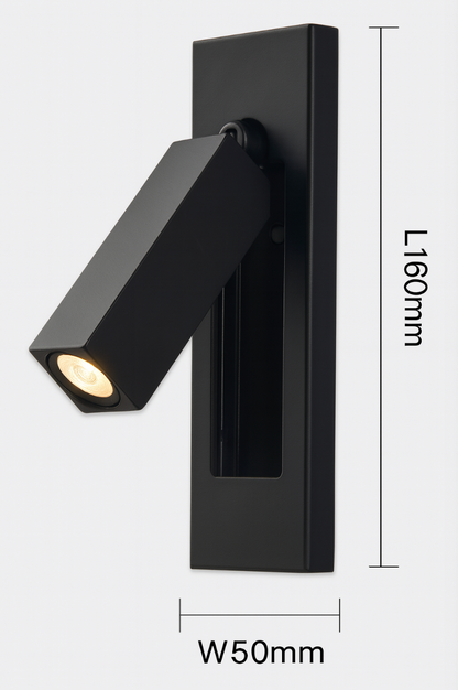 Modern Minimal Embedded Aluminum LED Wall Sconce 1-Light
