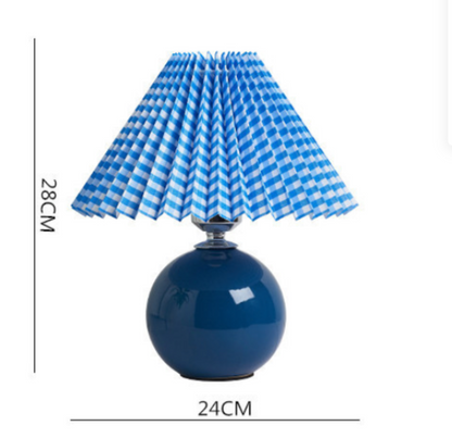 Nordic Ceramic Pleated Table Light | 1-Light