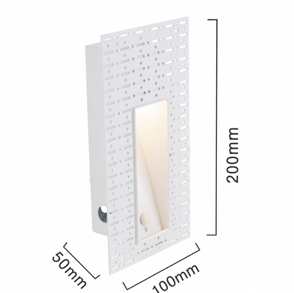 Scandinavian Frameless Stainless-Steel Stair LED Wall 1-Light