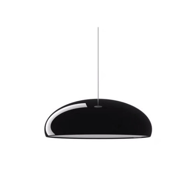 Italian Design Metal Wide Curved Pendant Light 1-Light