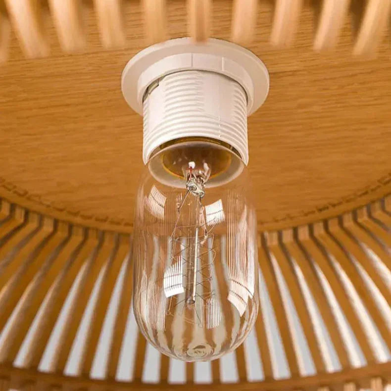 Scandinavian Wood Pendant Light 1-Light