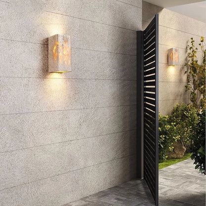 Minimalist Stone Natural Cave Wall Light 1-Light