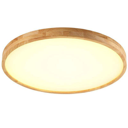 Contemporary Wood Ceiling Light 1-Light