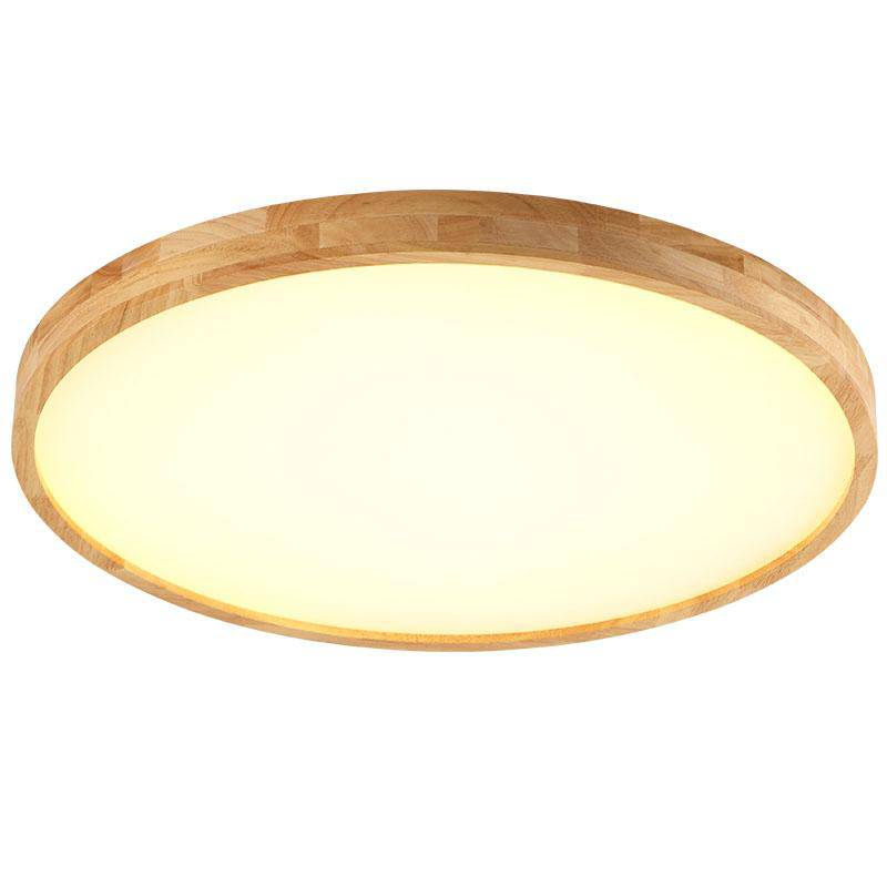 Contemporary Wood Ceiling Light 1-Light