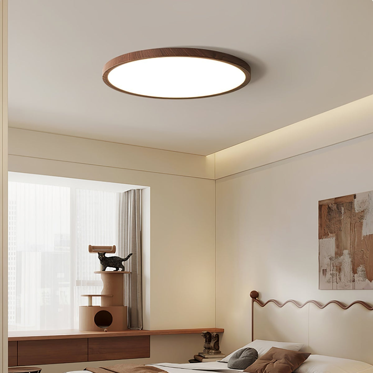 Modern Acrylic Dimmable Ceiling Light 1-Light